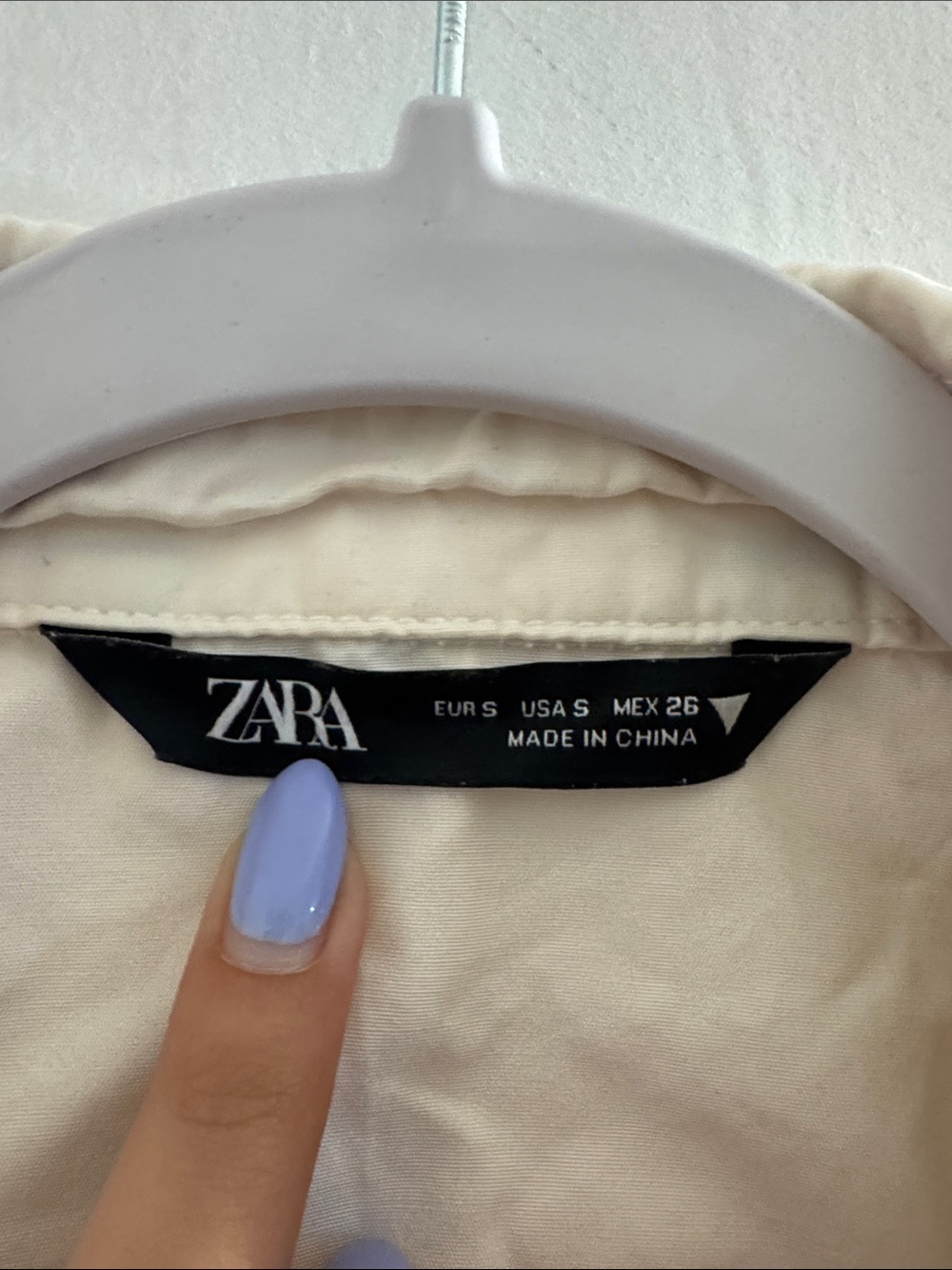 Zara Cream Sleeveless Zip-Front Utility Vest - Picture 2 of 3